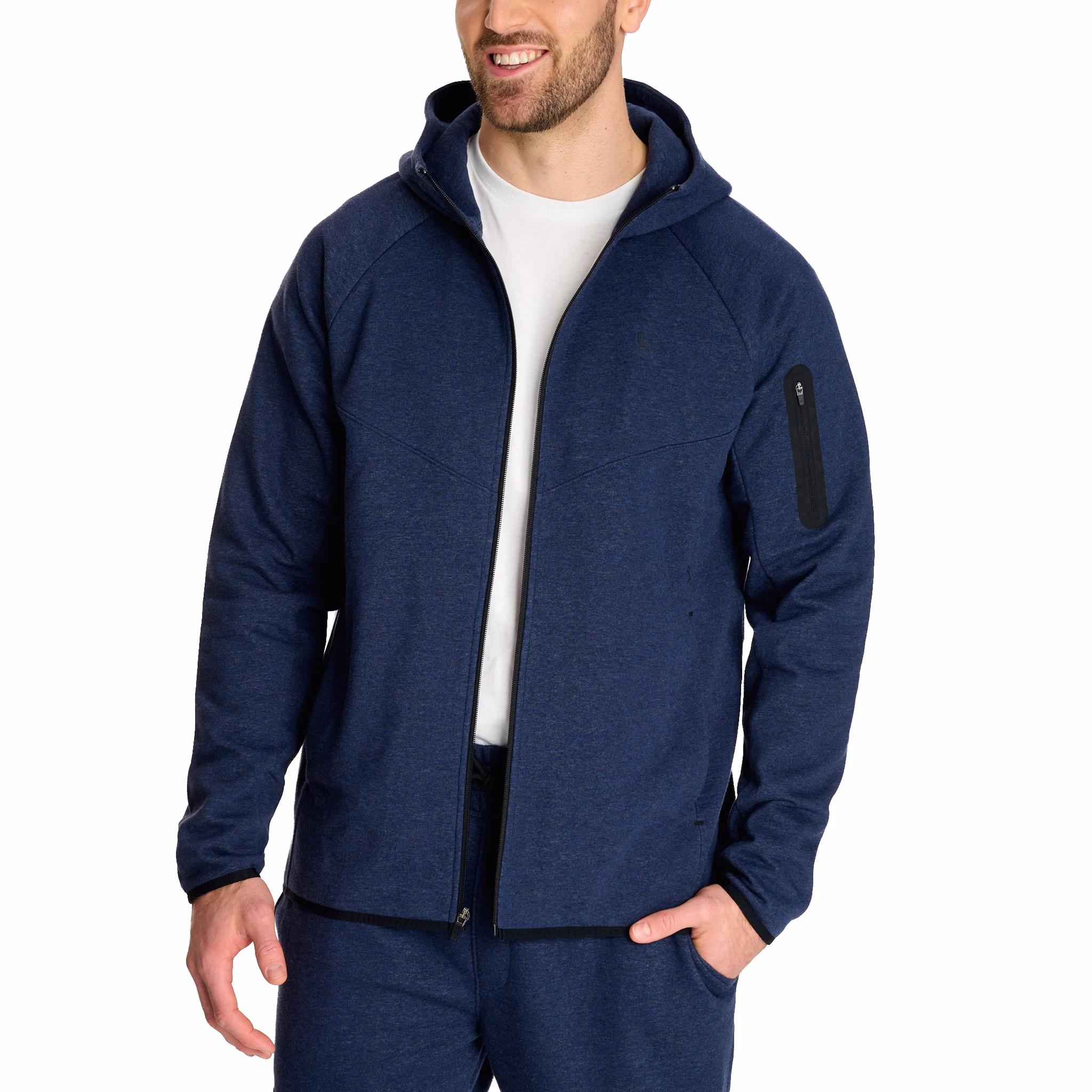 Lolë men's fleece full zip hoodie