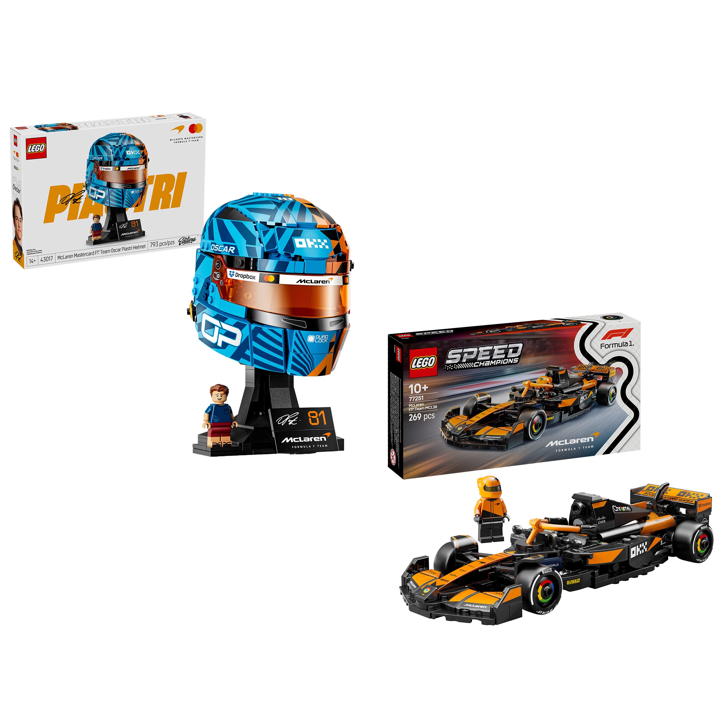 LEGO McLaren Piastri Helmet Bundle