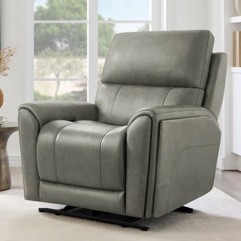 Barcalounger Hollis Leather Zero Gravity Power Recliner with Power