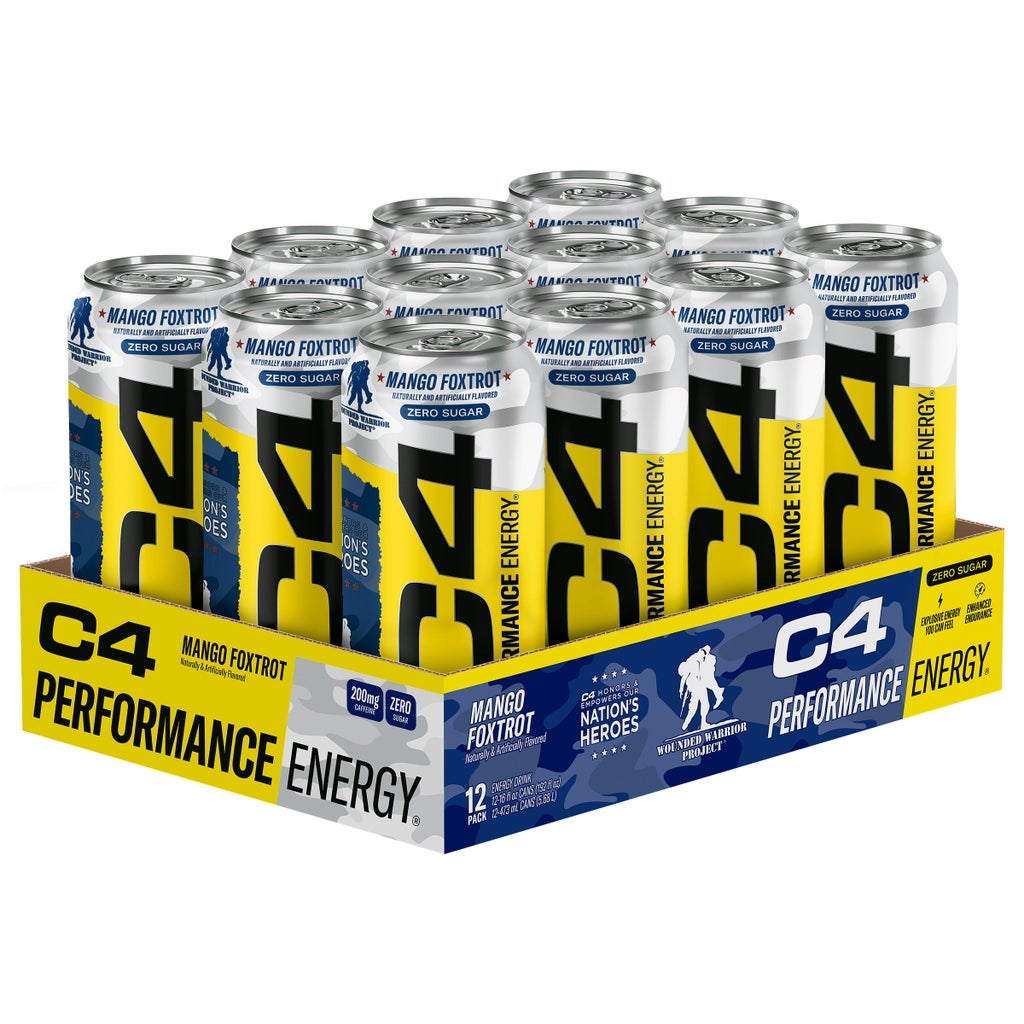C4 Energy Drink, Mango Foxtrot, 16 fl oz, 12-count | Costco