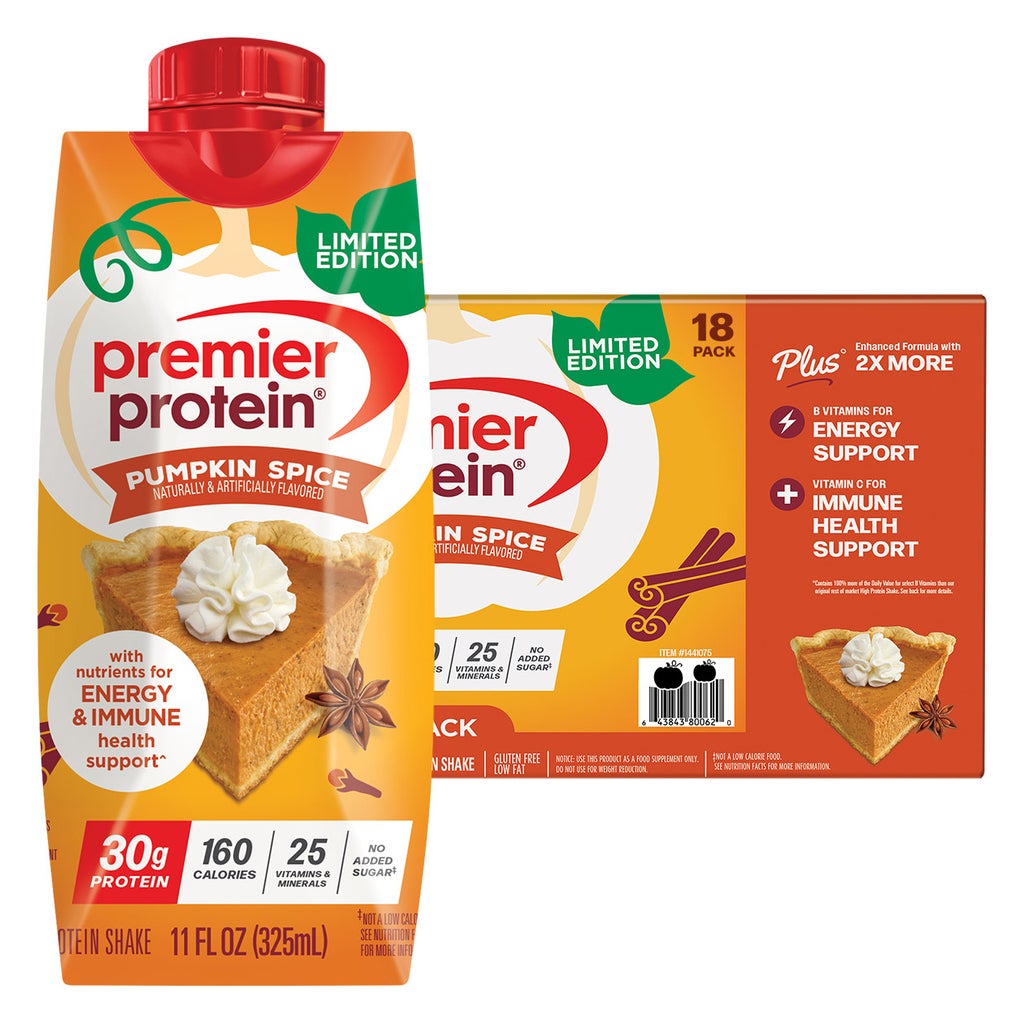 Premier 30g Protein PLUS Energy and Immune Support Shakes 11 fl