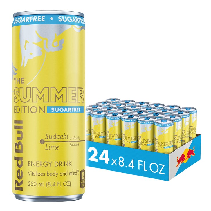 Red Bull Energy Drink, Sugar Free Sudachi Lime, 8.4 fl oz, 24