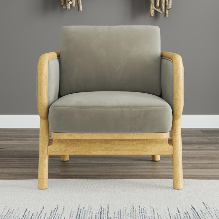 Mokena Fabric Accent Chair | Costco
