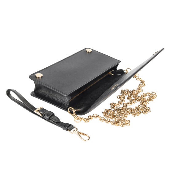 Prada Wallet with Chain, Nero | Costco