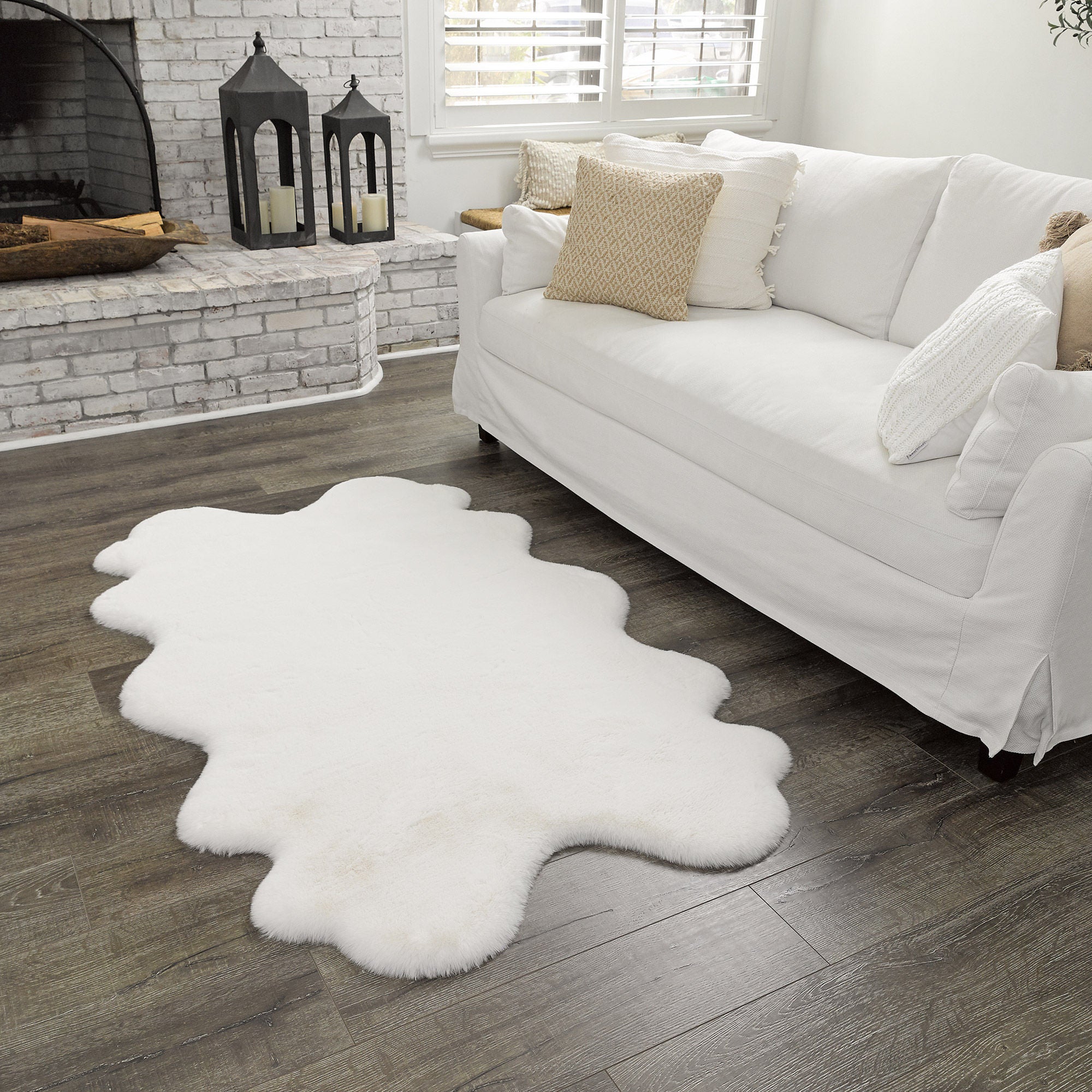 Mon Chateau Faux Fur Quad Rug | Costco