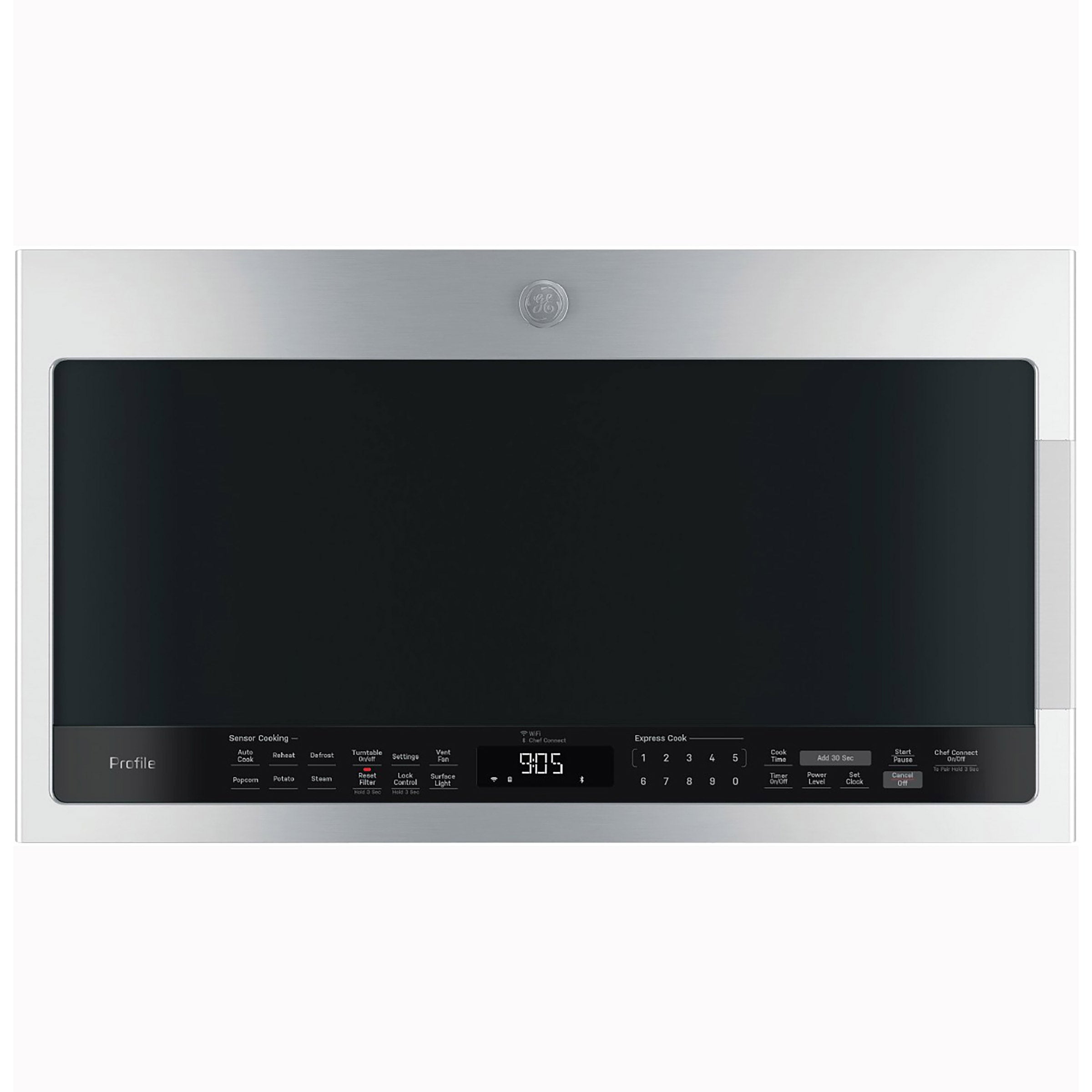 GE Profile 30" 2.1 cu. ft. Over-the-Range Microwave Oven with Sensor Cooking, Chef Connect