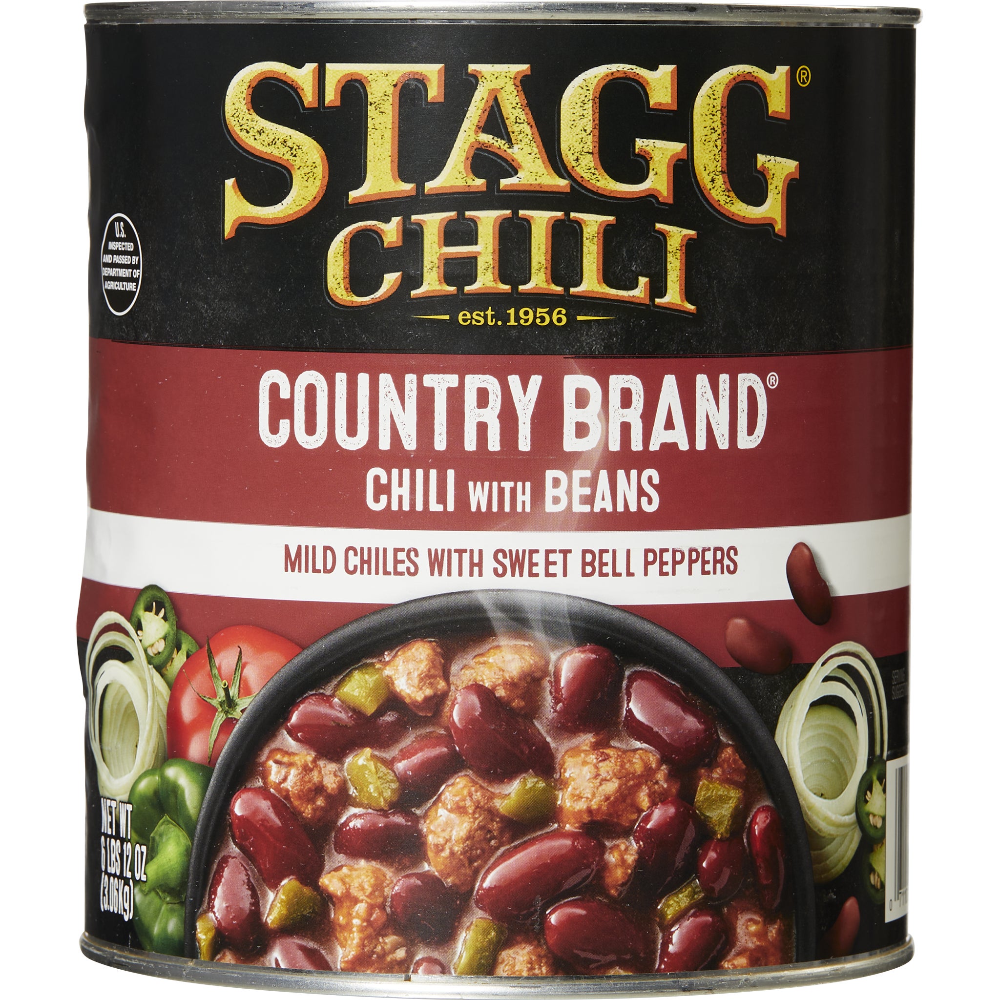 Stagg Country Chili & Beans, 108 oz