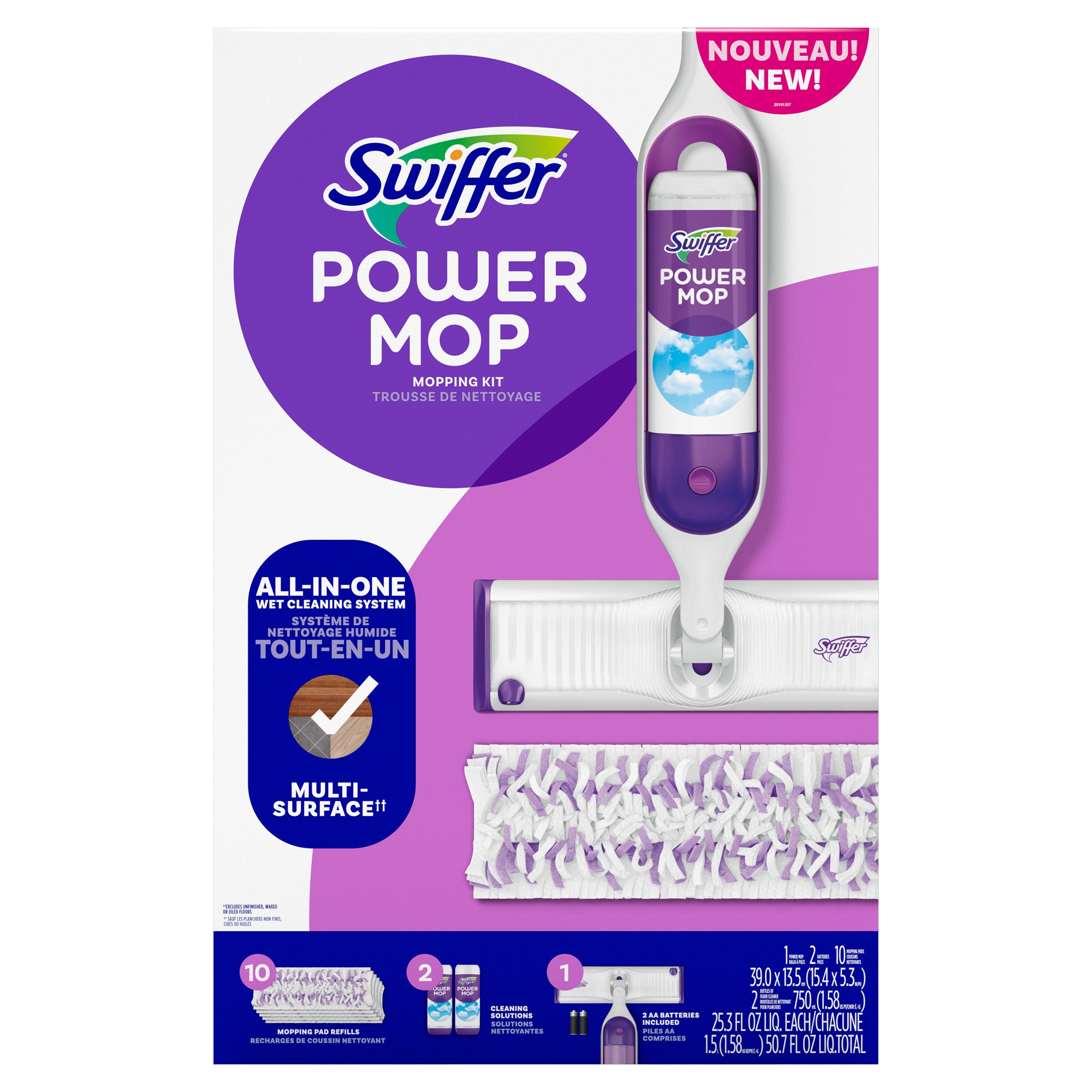 Swiffer PowerMop Multi-Surface Mop Kit | Costco
