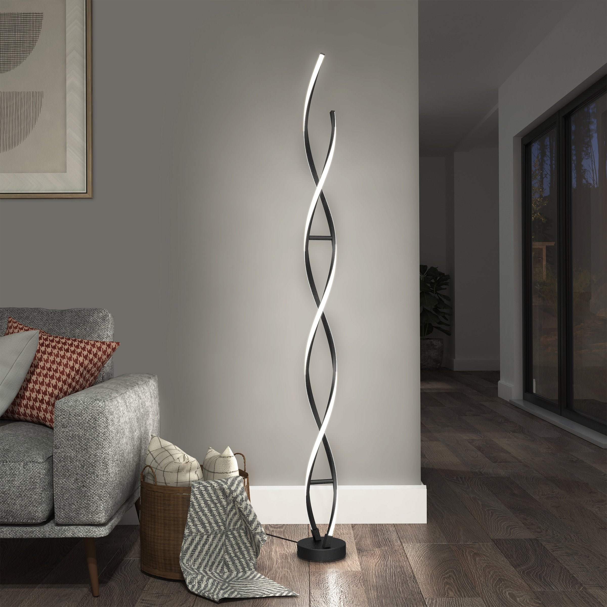 Artika Swirl Floor Lamp | Costco