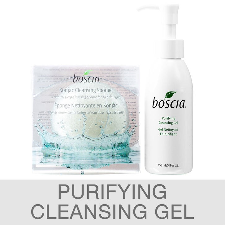boscia Cleanser & Konjac Sponge Set | Costco