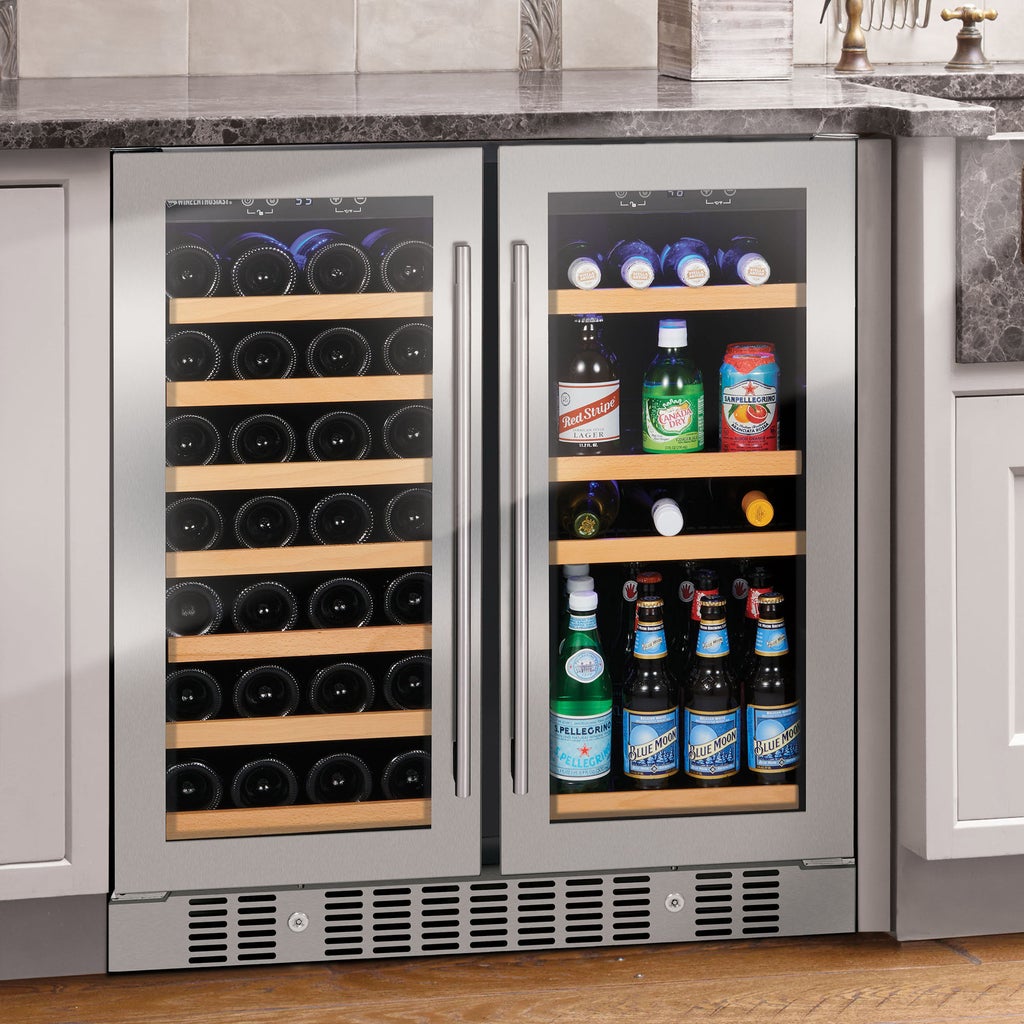 Wine Enthusiast SommSeries 2 Door Dual Zone Wine and Beverage