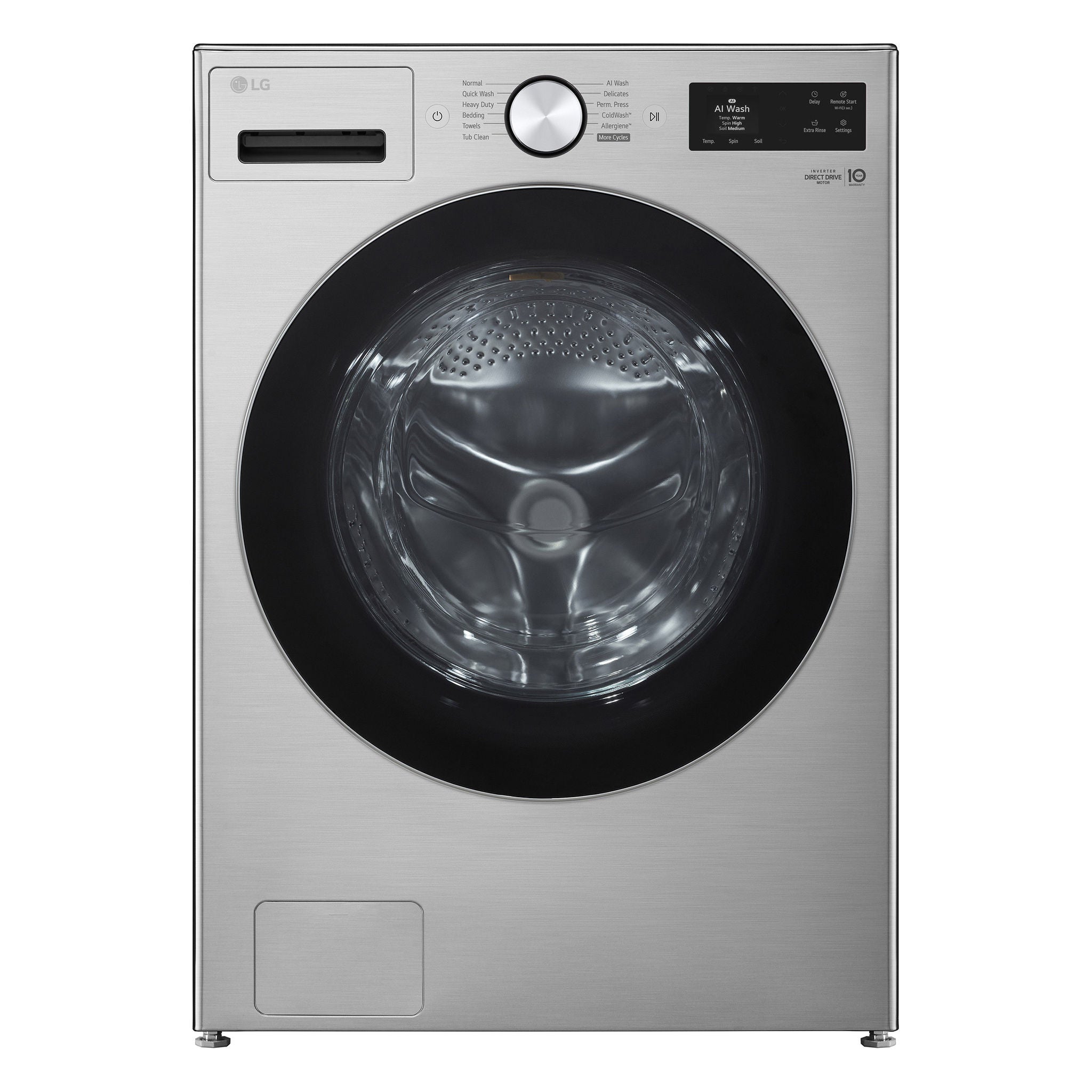 LG 5.0 cu. ft. Mega Capacity Smart Front Load Washer with TurboWash