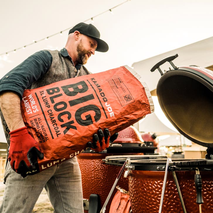 Kamado Joe Big Block XL Lump Charcoal & Firestarter Bundle, 40 lbs
