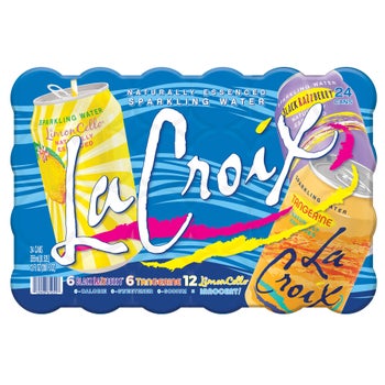 La Croix Sparkling Water, Tangerine, Limoncello and Black Razz