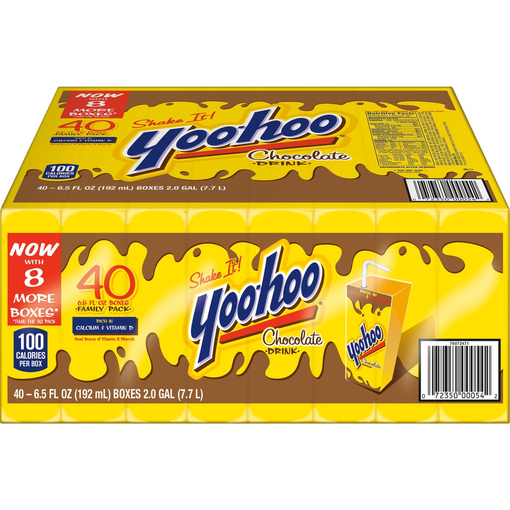Yoo-hoo Chocolate Drink, 6.5 fl oz, 40 ct | Costco