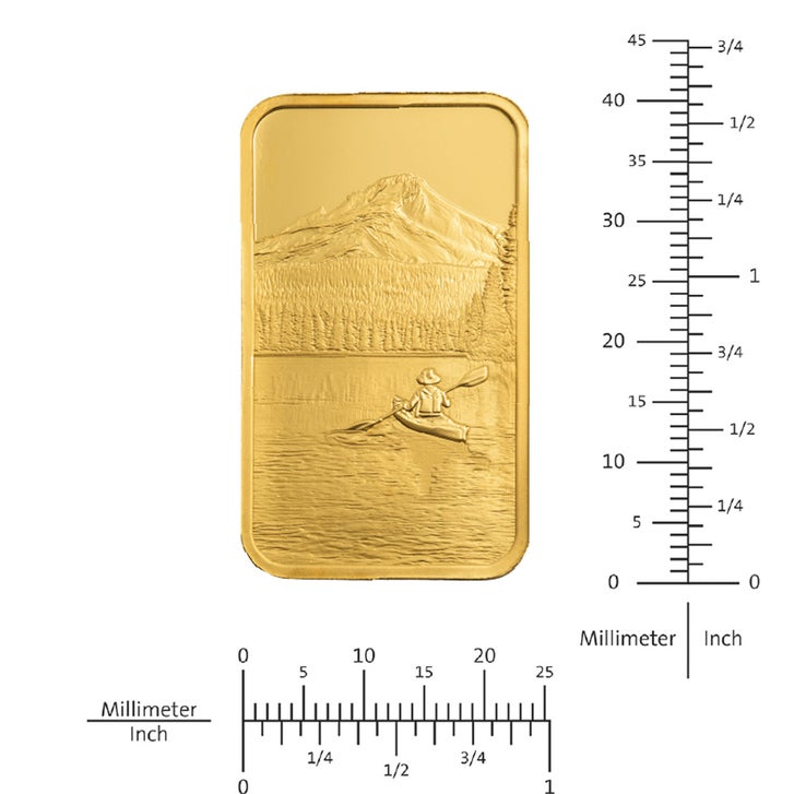 1 oz Gold Bar PAMP Suisse West Coast Kayaker (New in Assay) | Costco