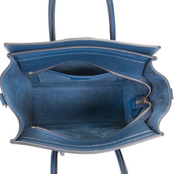 Celine Nano Luggage Shoulder Bag, Blue | Costco