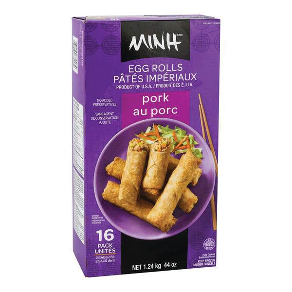 Minh pork egg rolls