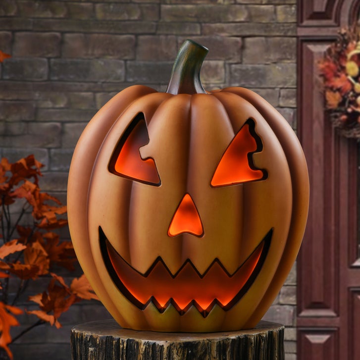Halloween Pumpkin with Flickering Flame Effect and Sound | Costco