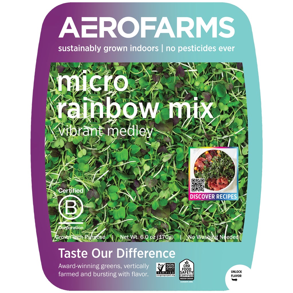 AeroFarms Micro Rainbow Mix, Vibrant Medley, 6 oz | Costco