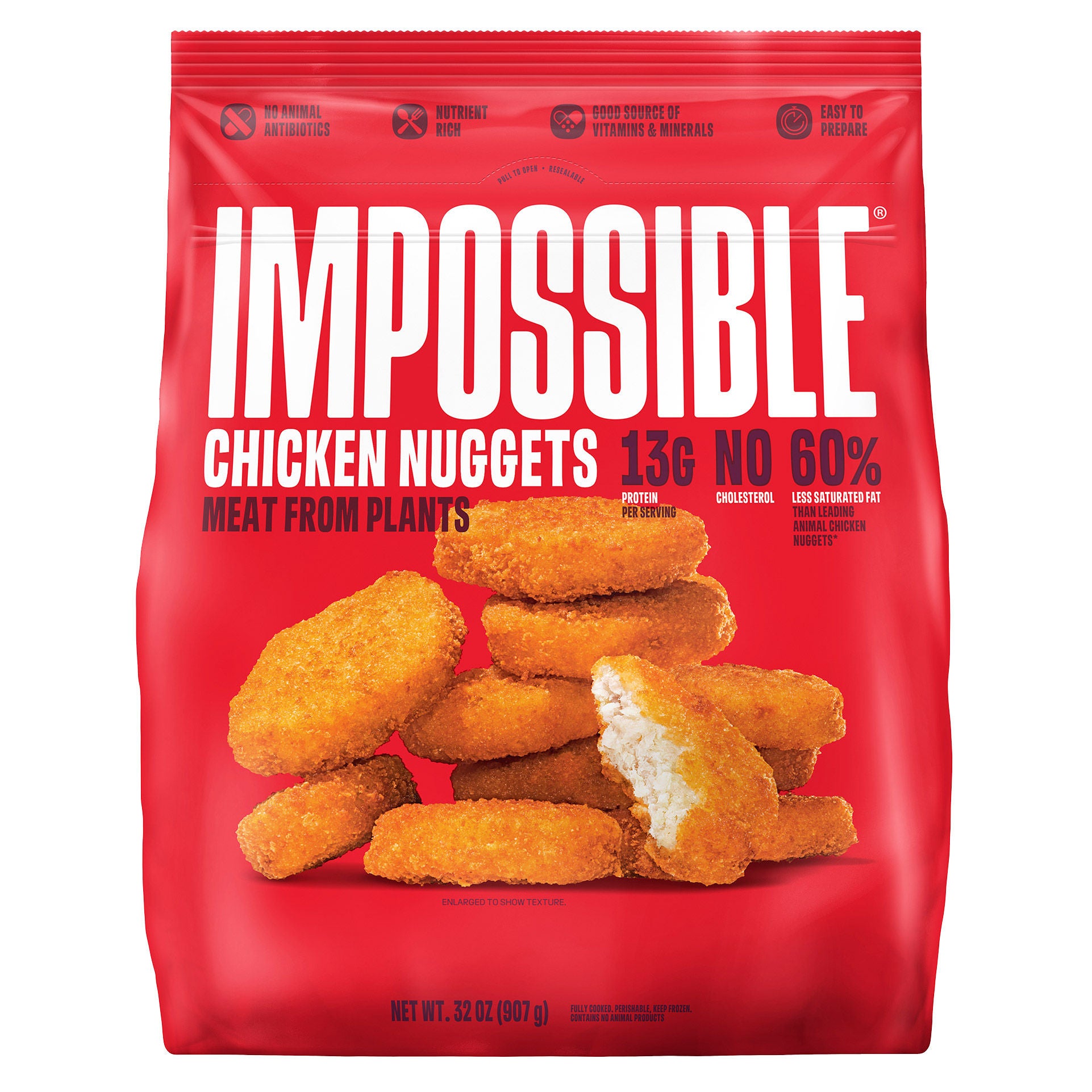 Impossible Plant Based Chicken Nuggets, 32 oz