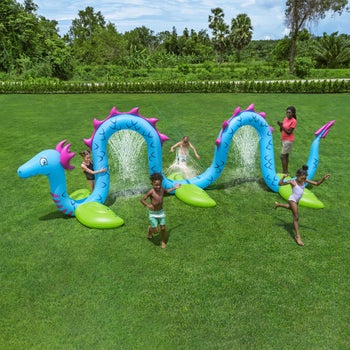 Giant Sea Serpent Kids Inflatable Sprinkler | Costco