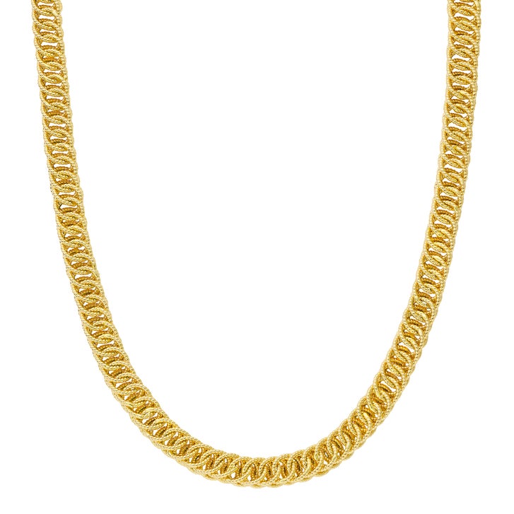 18kt Yellow Gold Woven Necklace | Costco
