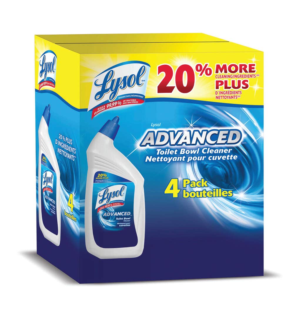 Lysol Advanced toilet bowl cleaner