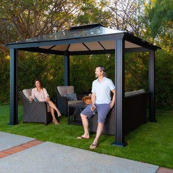 Paragon Santa Monica Aluminum Gazebo | Costco