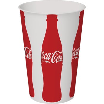 Graphic Packaging Coca-Cola Paper Cold Cups, 16 oz, 600 ct