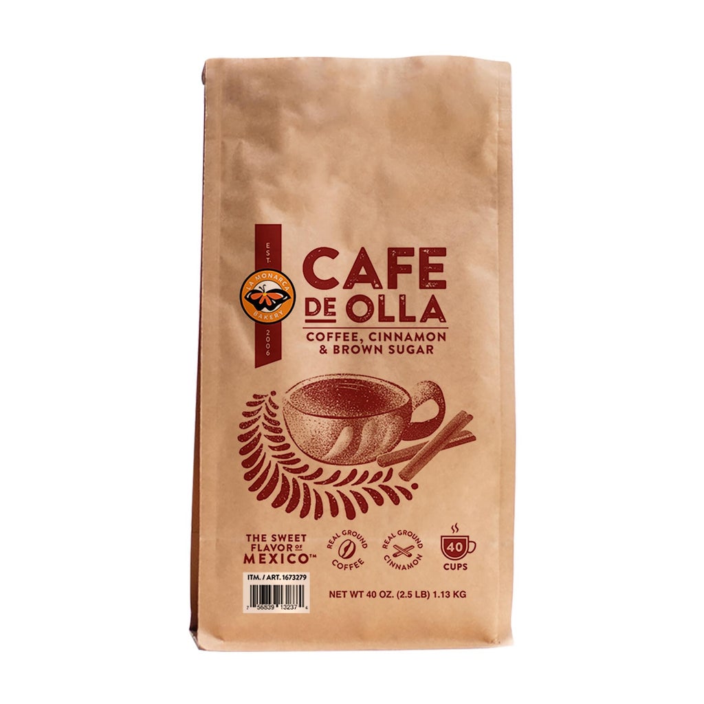 La Monarca Bakery Cafe De Olla Ground Coffee, 40 oz | Costco