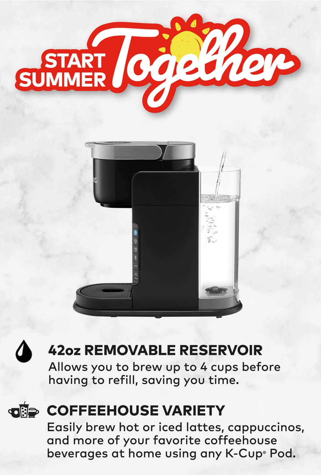 Keurig K-Cafe Barista Bar Single-Serve Coffee Maker and Frother with K-Cup Pods