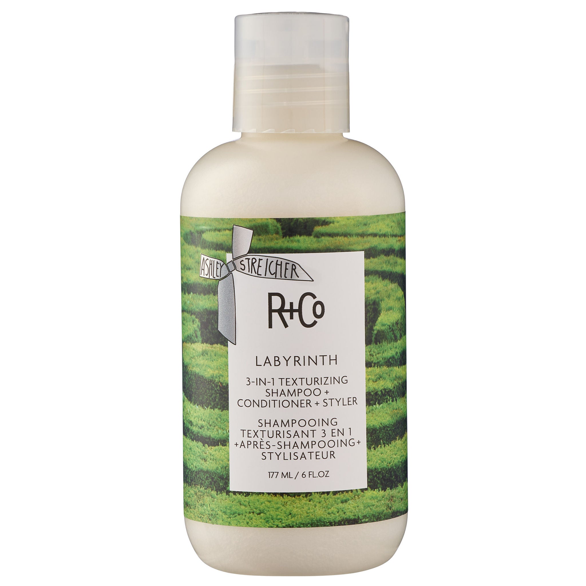 R+Co Labyrinth 3-In-1 Texturizing Shampoo + Conditioner + Styler, 6 fl oz