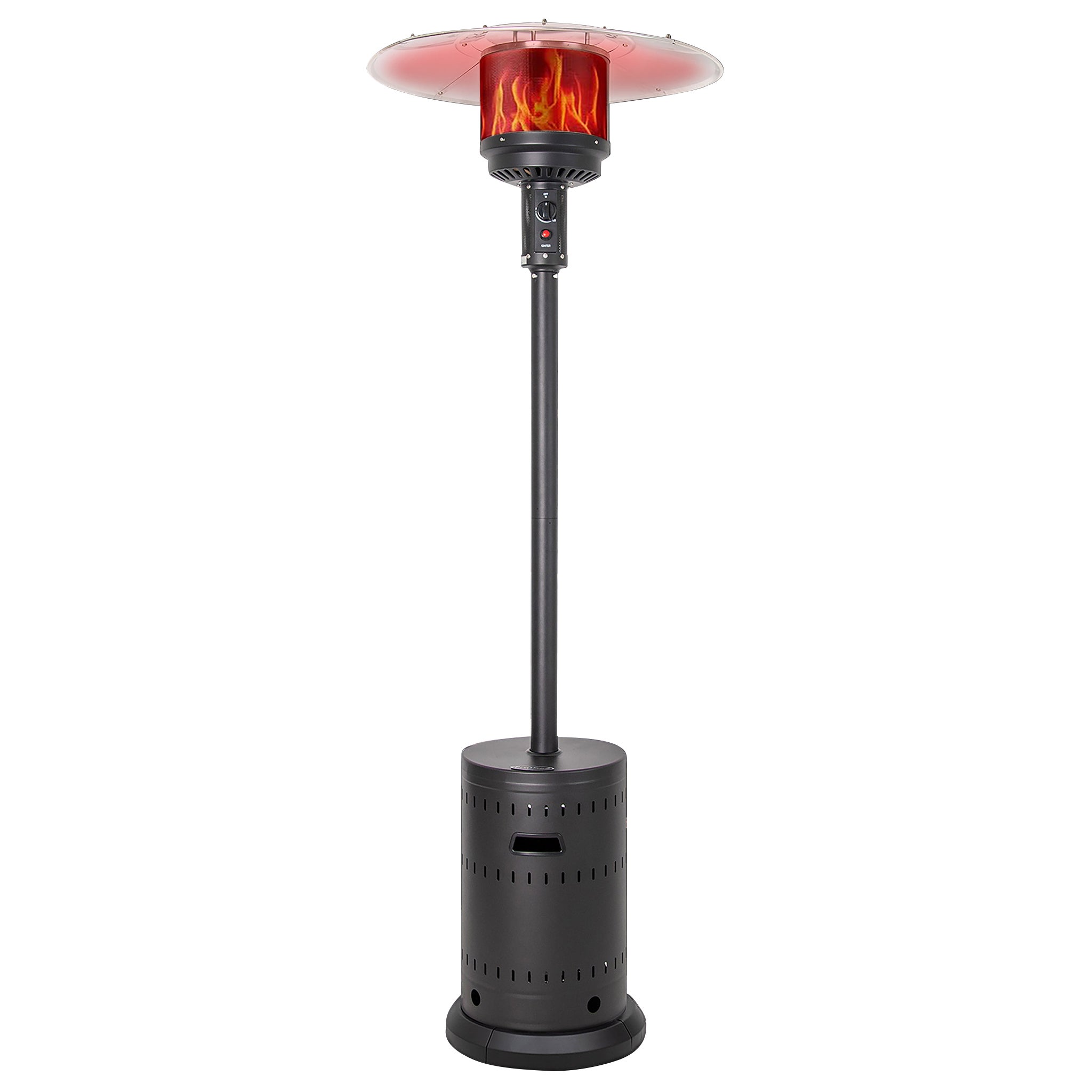 Fire Sense Propane Patio Heater, Matte Black, 37 lbs | Costco