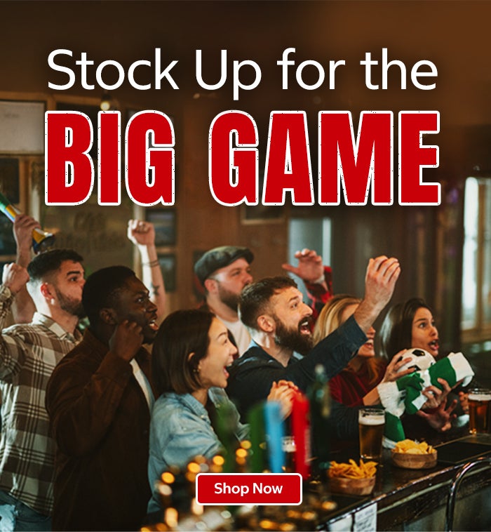Stock Up for the Big Game Shop Now