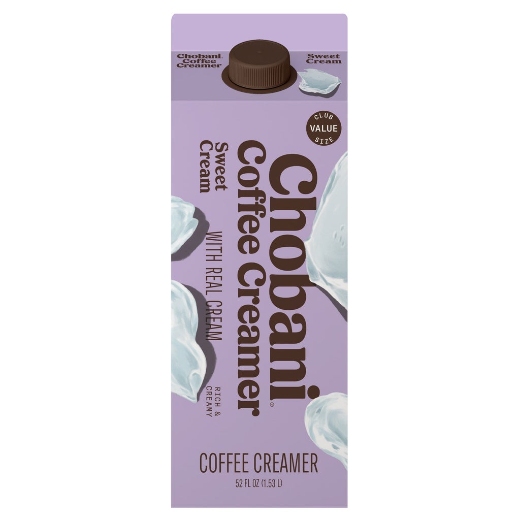 Chobani Sweet Cream Coffee Creamer, 52 oz | Costco