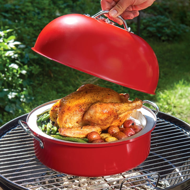 Nordic Ware Deluxe Kettle Smoker with 5 Woodchip Varieties | Costco