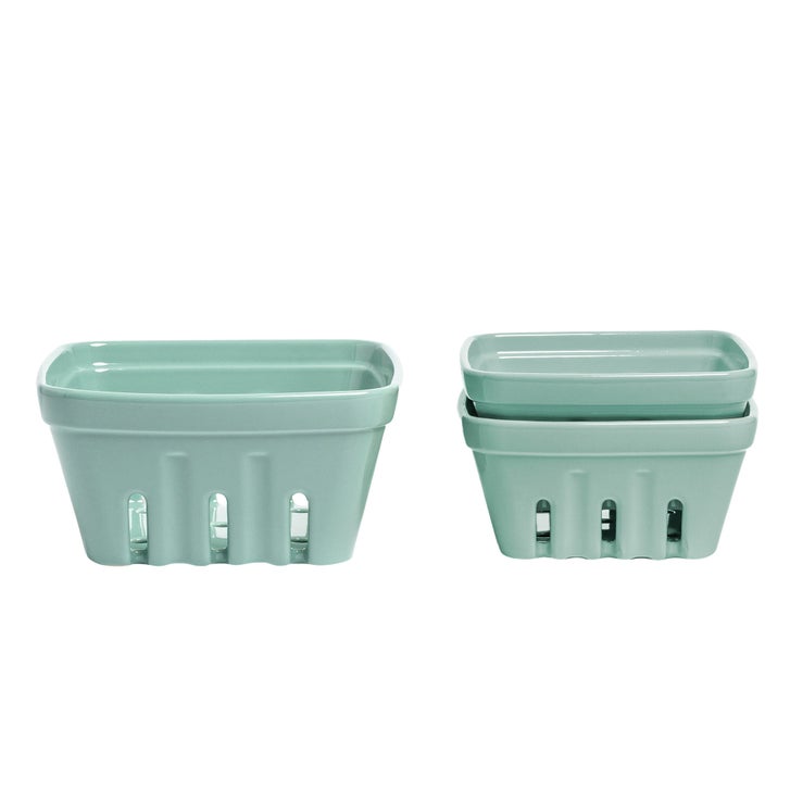 Fromバリ　ビーズバスケット3点セット（ターコイズ） over&back 3-piece Multipurpose Berry Baskets | Costco