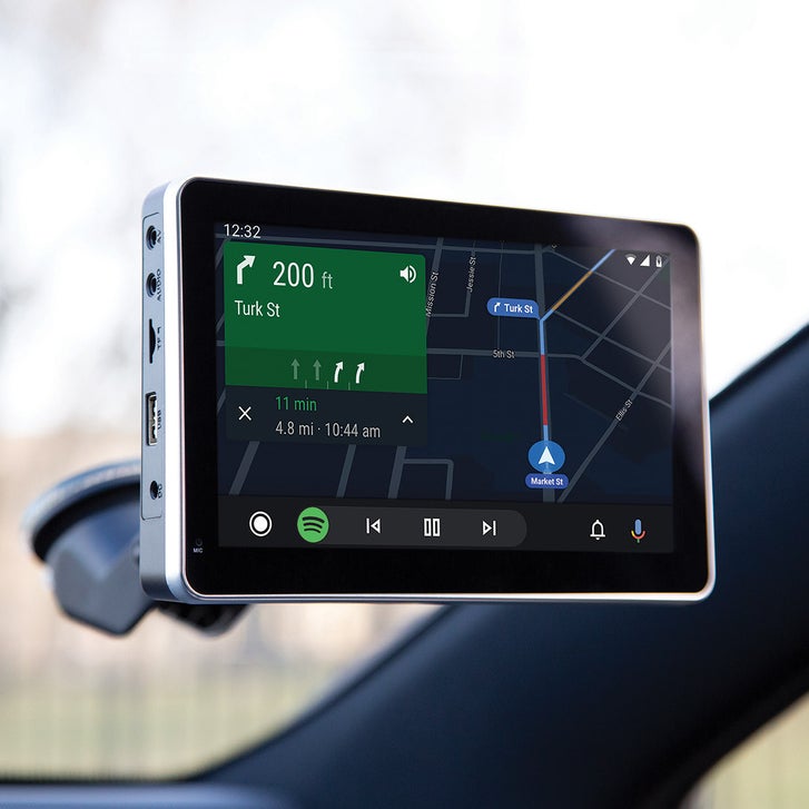 Autoradio Portatile 7 Pollici Con Wireless Apple CarPlay E Android Auto – Schermo HD Touch, Bluetooth, Navigazione, Siri E FM/AUX