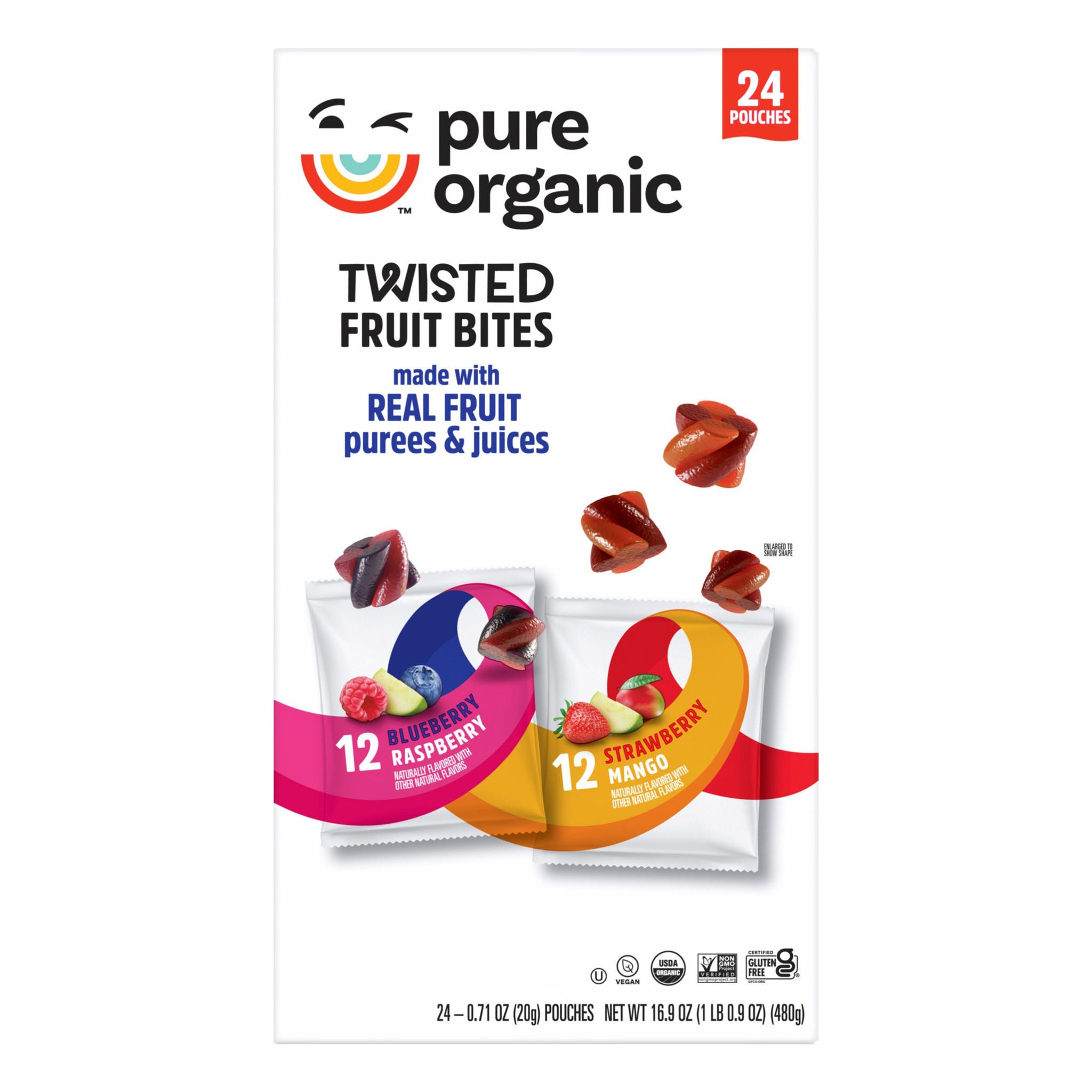 Pure Organic Twisted Fruit Bites