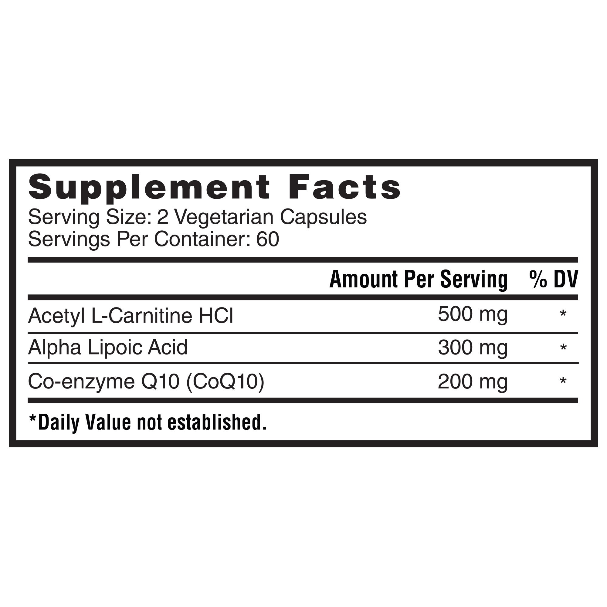 coq10 alpha lipoic acid acetyl l carnitine hcl benefits Nature's Lab 200 mg + + L-Carnitine, 120 Vegetarian Capsules Skincare kit Glutathione Complex Capsules Support Size:Large