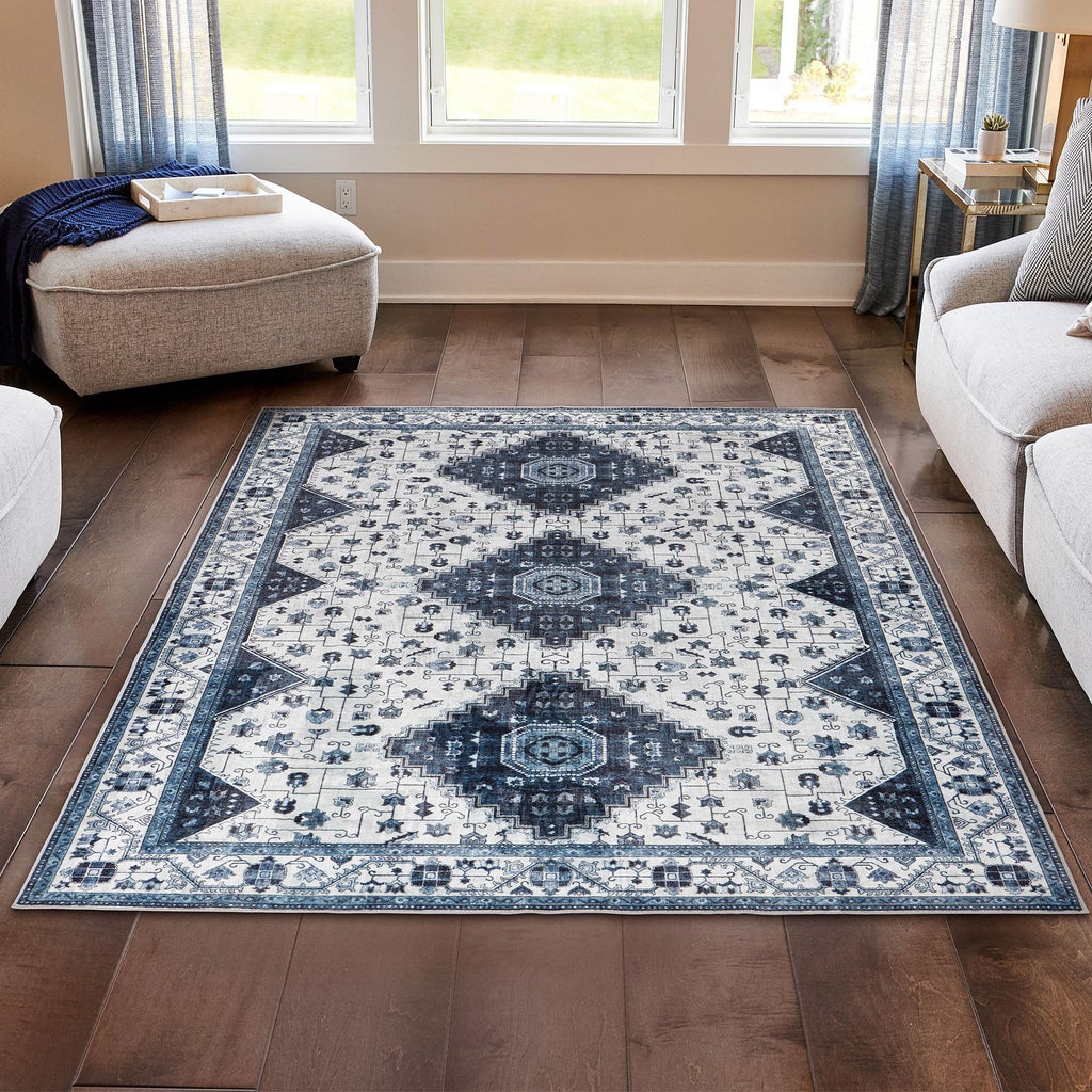Wyatt & Ash Washable Indoor Area Rug, Cyrus 6'6