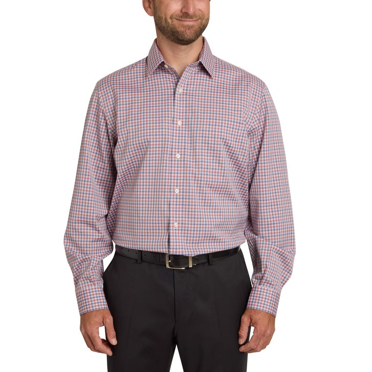costco dress shirts Kirkland Signature Men's Traditional Fit Shirt, Navy Kirkland Signature Men's Traditional Fit