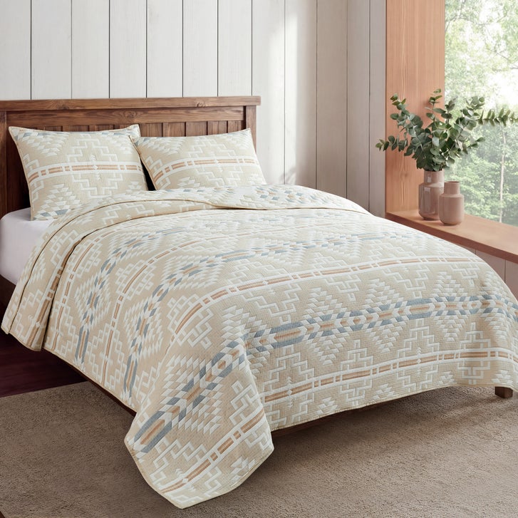 Pendleton Cotton Woven Coverlet, 3-piece Set | Costco