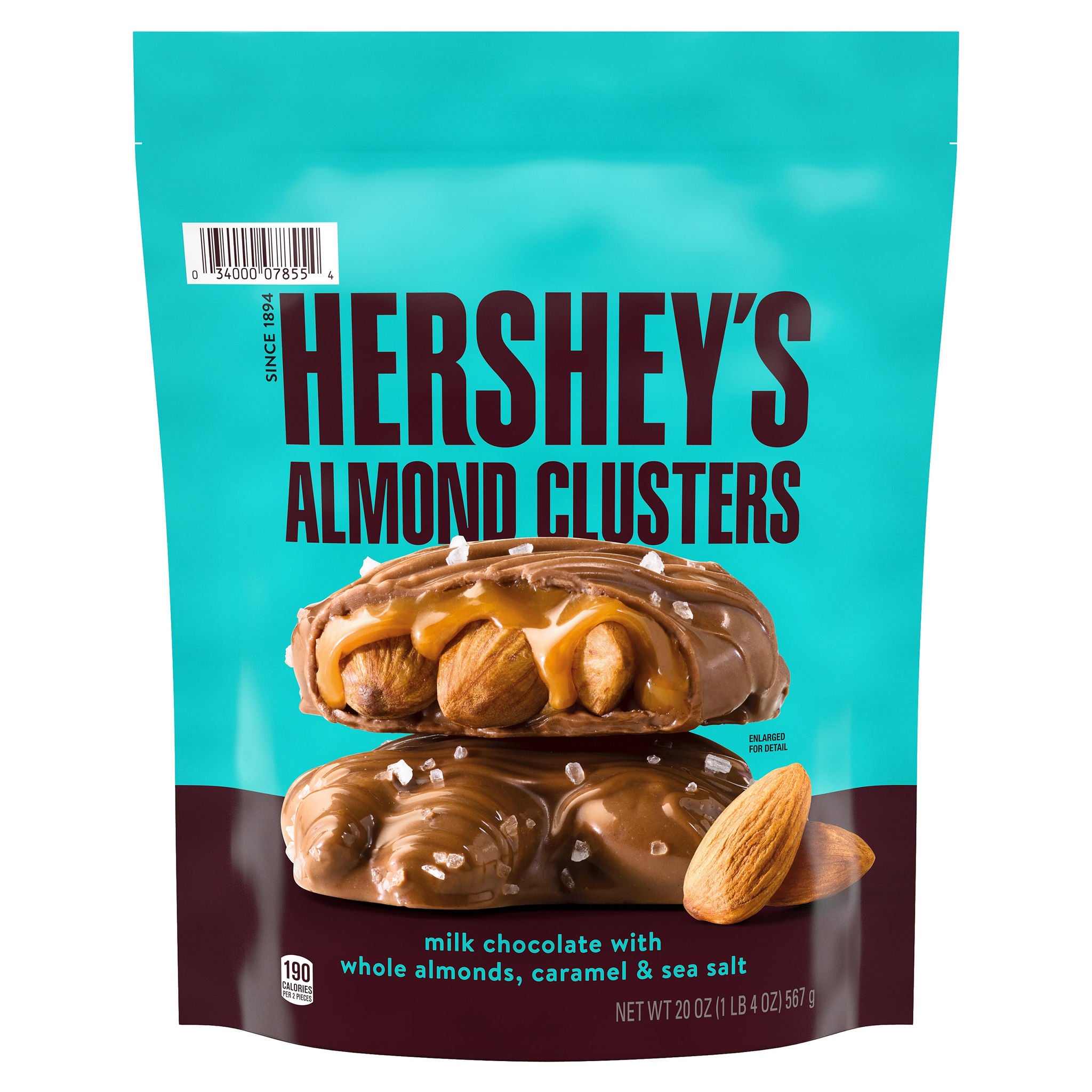 HERSHEY'S ALMOND CLUSTERS 20 OZ