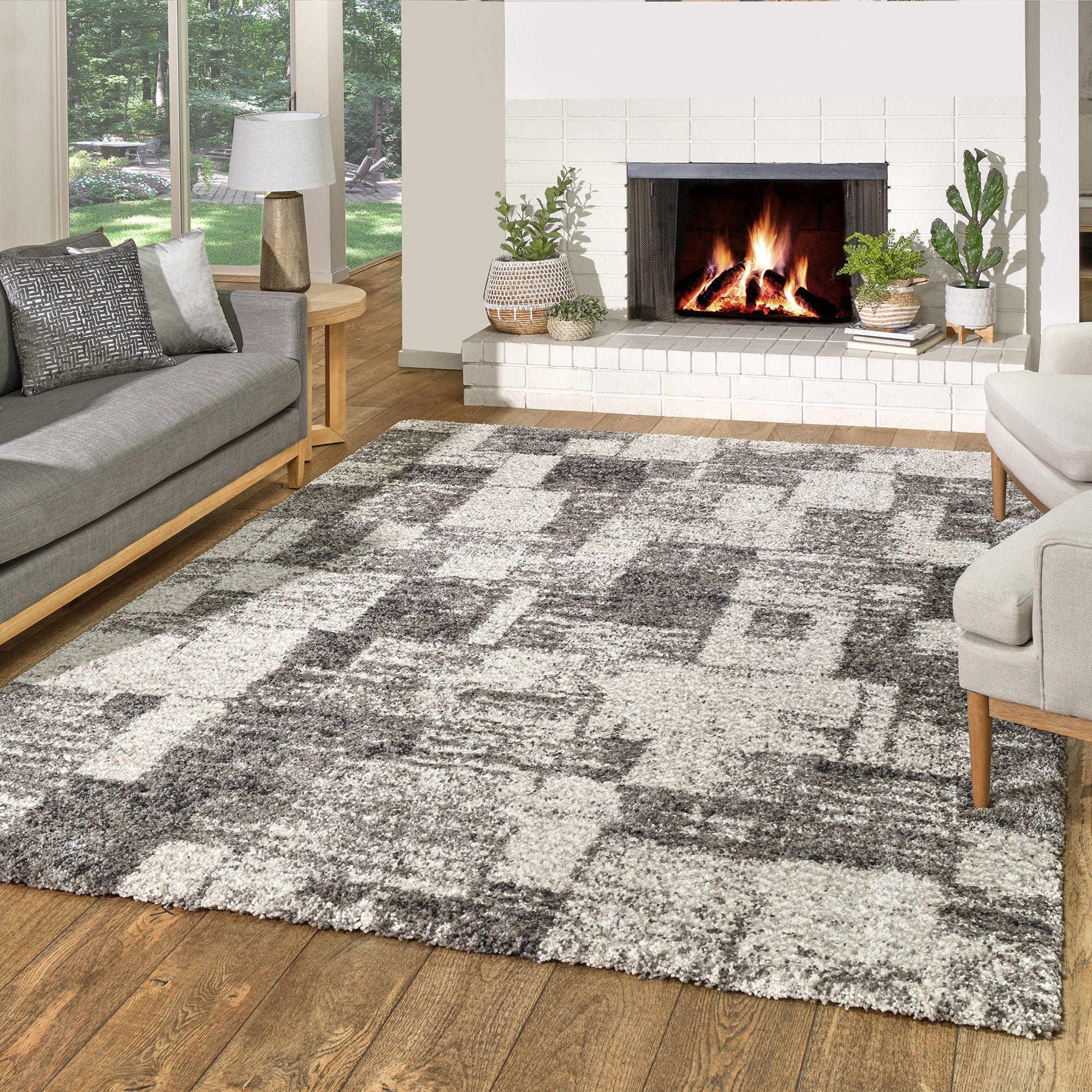 RAGS TO RICHES HOOP ワイヤースカート 4526 Thomasville Hudson Shag Area Rug, Ostia | Costco