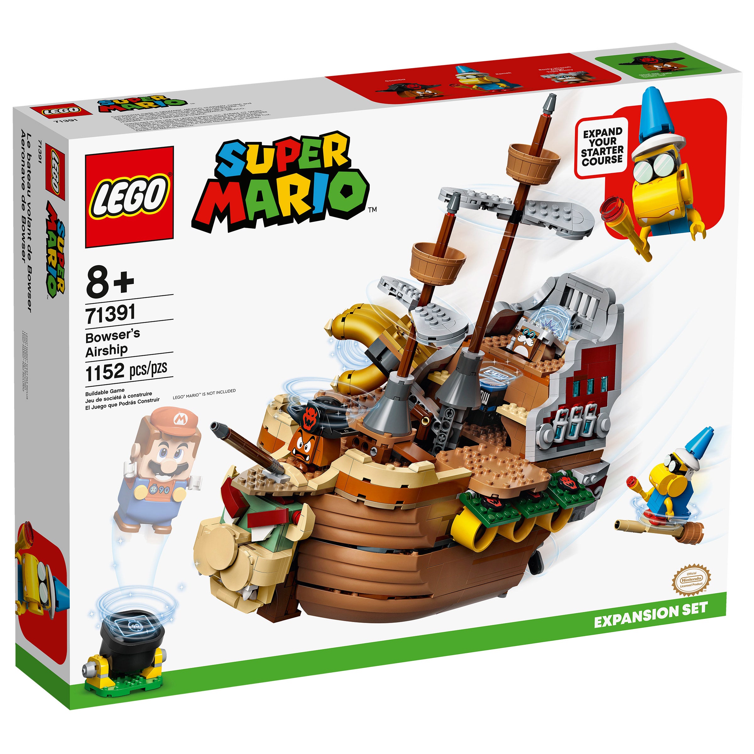 LEGO® Super Mario™ Bowser's Airship Expansion Set - 71391 | Costco