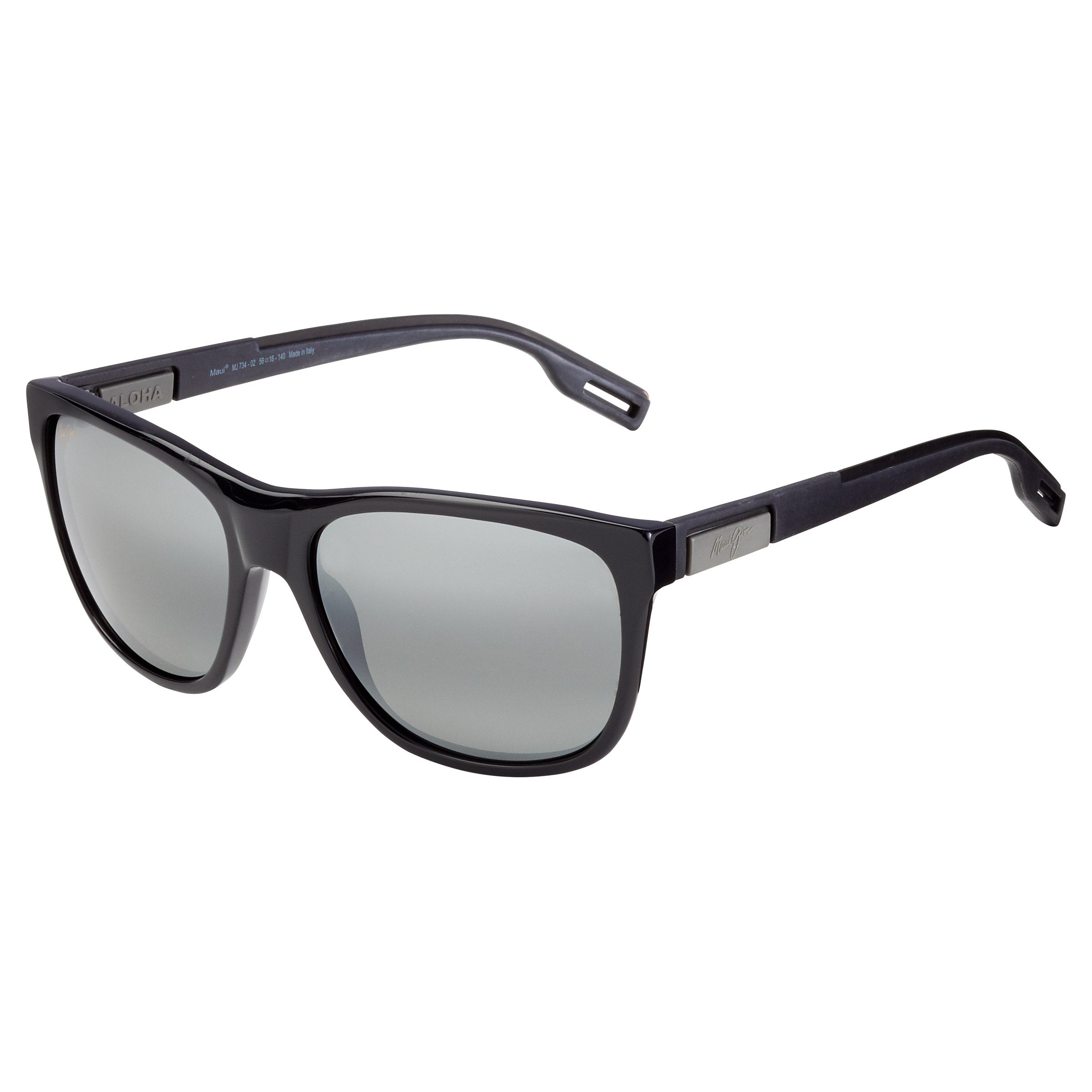 Maui Jim Howzit 734-02 Gloss Black Polarized Sunglasses | Costco