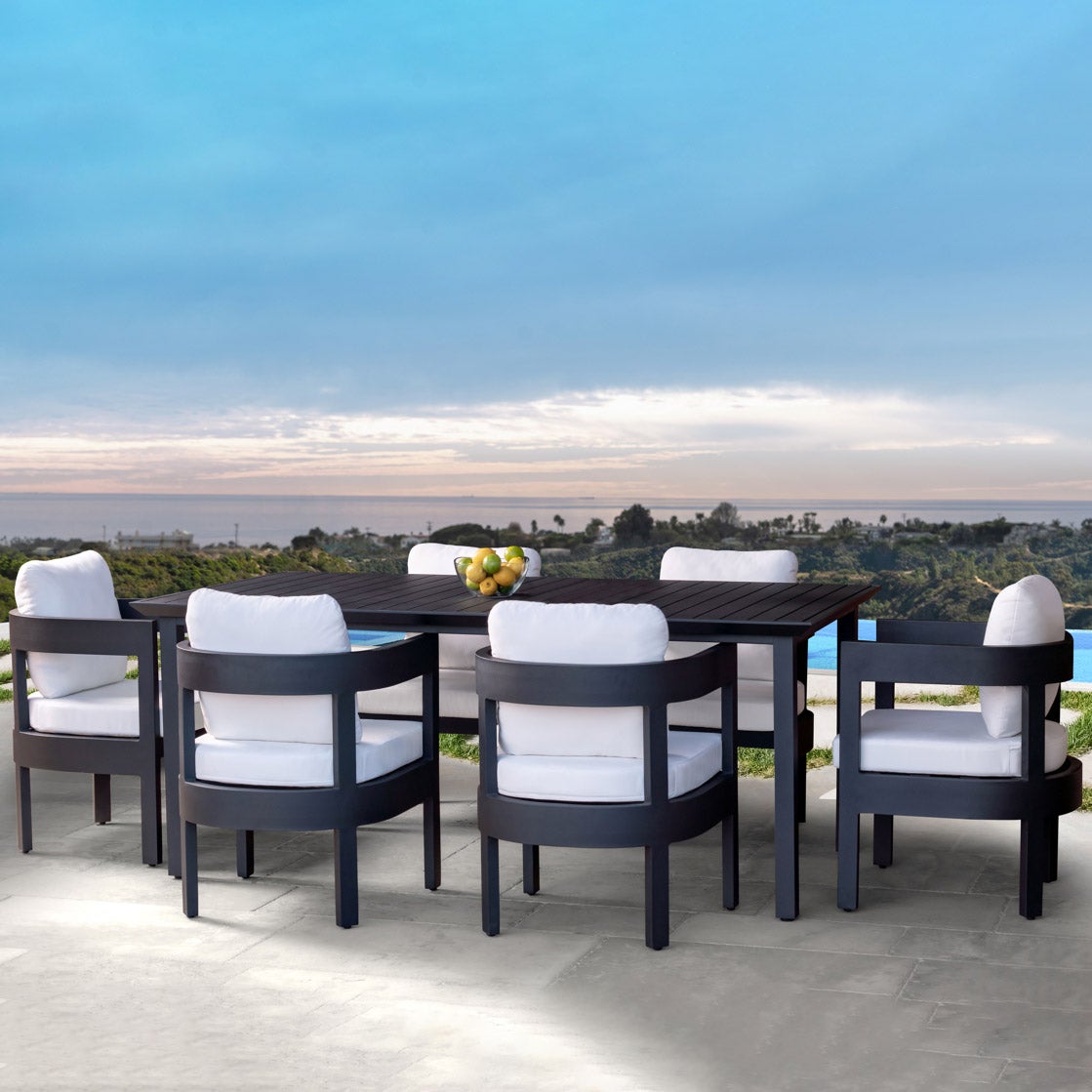 Santino 7-piece Outdoor Patio Dining Set | Costco
