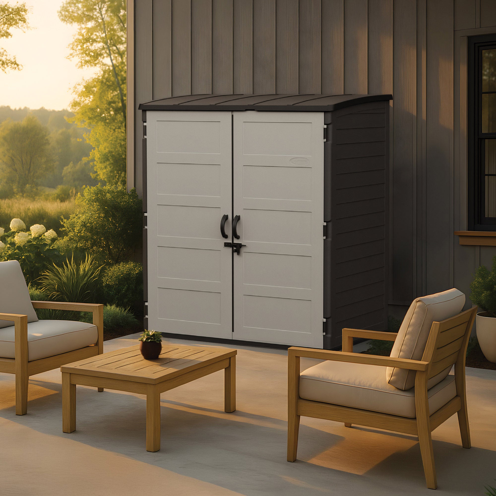 Suncast 6' x 4' Vertical Storage Shed | Costco